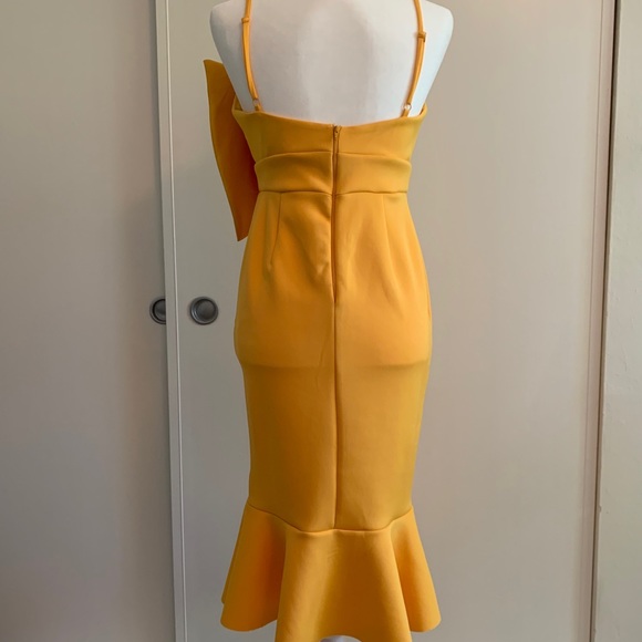 ASOS exaggerated bow scuba dress - Picture 10 of 12